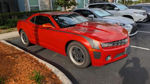 Orange 2012 Chevrolet Camaro 2LS