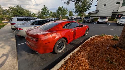 Orange 2012 Chevrolet Camaro 2LS