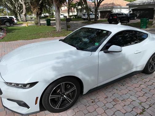 White 2024 Ford Mustang EcoBoost Premium