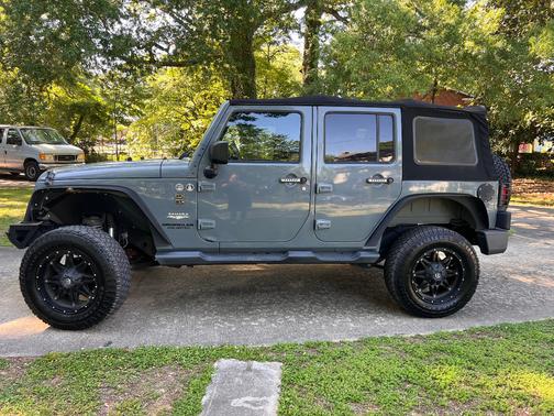 Blue 2015 Jeep Wrangler Unlimited Sahara