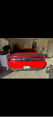 Red 2015 Dodge Challenger R/T Scat Pack