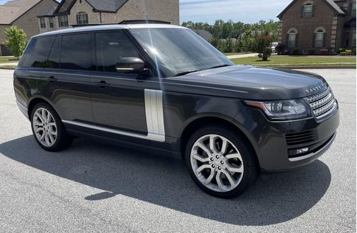 Gray 2014 Land Rover Range Rover 5.0L Supercharged Ebony Edition