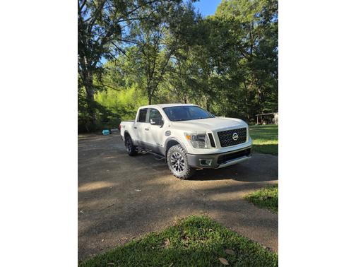 White 2017 Nissan Titan PRO-4X