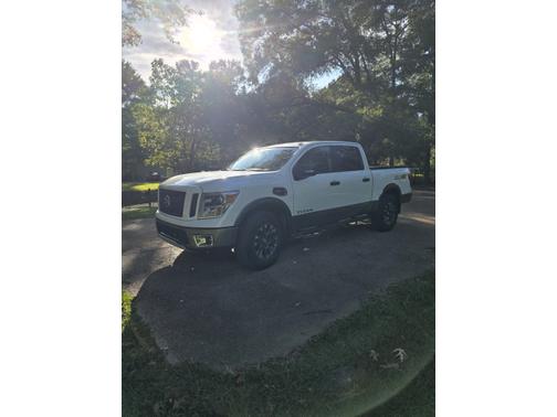 White 2017 Nissan Titan PRO-4X