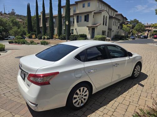 White 2014 Nissan Sentra S