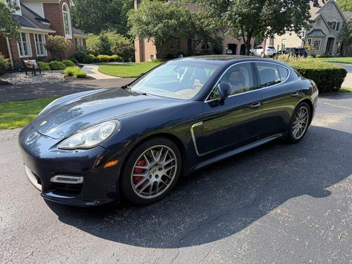 Blue 2012 Porsche Panamera Panamera Turbo