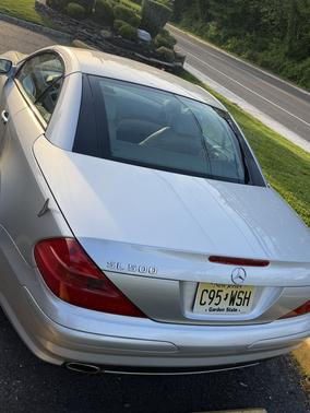 Silver 2003 Mercedes-Benz SL-Class SL500 Roadster