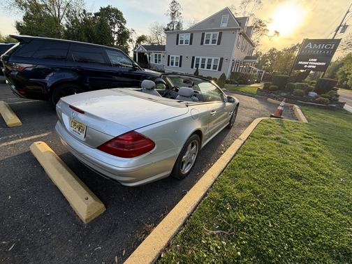 Silver 2003 Mercedes-Benz SL-Class SL500 Roadster