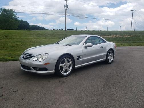 Silver 2003 Mercedes-Benz SL-Class SL500 Roadster