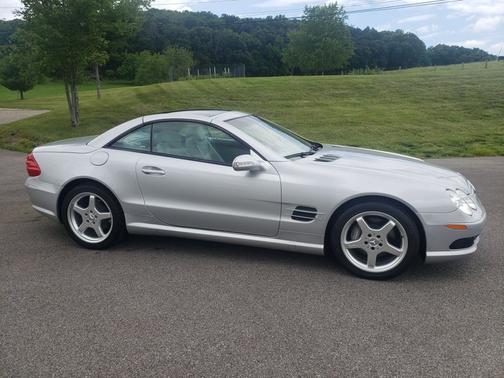 Silver 2003 Mercedes-Benz SL-Class SL500 Roadster