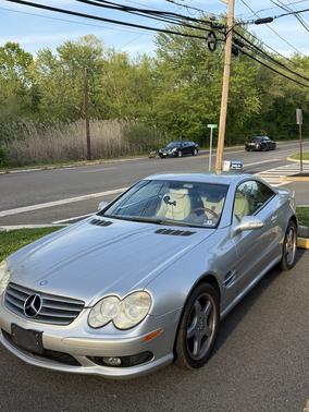 Silver 2003 Mercedes-Benz SL-Class SL500 Roadster
