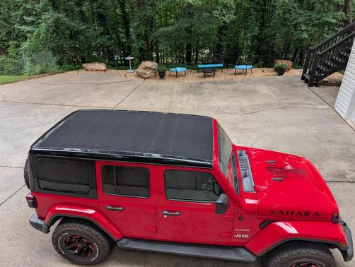 Red 2020 Jeep Wrangler Unlimited Sahara