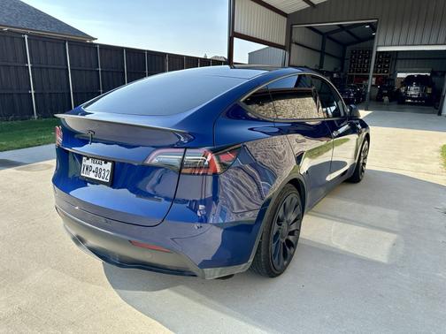 Blue 2023 Tesla Model Y Performance