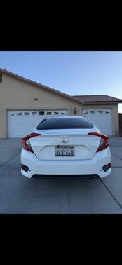 White 2018 Honda Civic LX