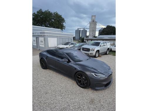 Gray 2021 Tesla Model S Plaid