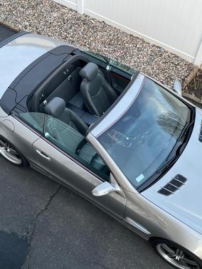 Beige 2004 Mercedes-Benz SL-Class SL500 Roadster