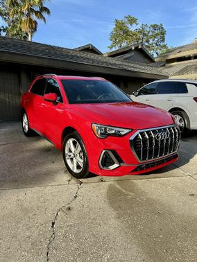 Red 2021 Audi Q3 45 S line Premium
