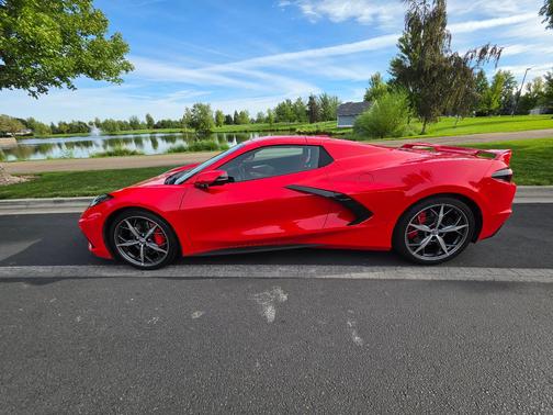 Red 2020 Chevrolet Corvette Stingray w/3LT