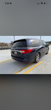 Blue 2018 Honda Odyssey EX