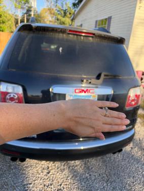 Blue 2012 GMC Acadia SLE