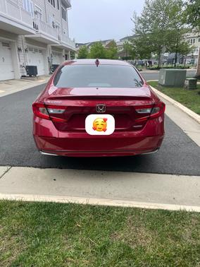Red 2020 Honda Accord Hybrid EX