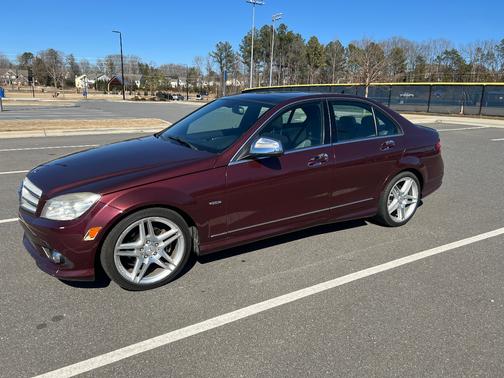 Red 2008 Mercedes-Benz C-Class C 300 Sport