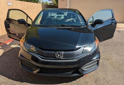 Black 2014 Honda Civic LX
