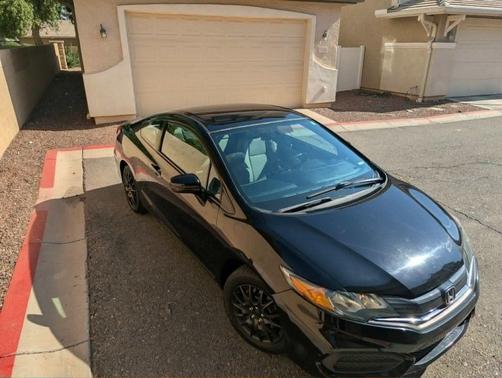 Black 2014 Honda Civic LX