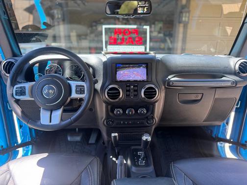 Blue 2017 Jeep Wrangler Unlimited Sport