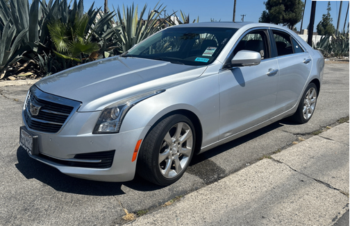 Silver 2015 Cadillac ATS 2.5L Luxury