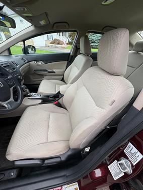 Red 2015 Honda Civic LX