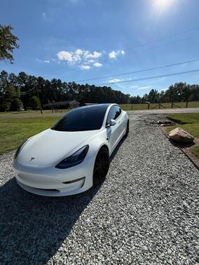 White 2022 Tesla Model 3 Performance