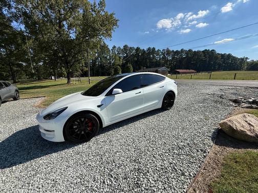 White 2022 Tesla Model 3 Performance