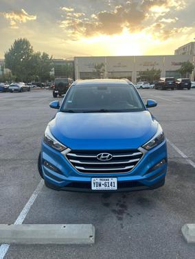 Blue 2018 Hyundai TUCSON SEL