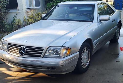 Silver 1998 Mercedes-Benz SL-Class SL500 Roadster