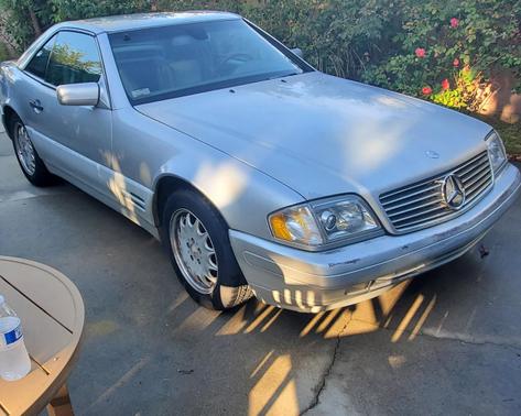 Silver 1998 Mercedes-Benz SL-Class SL500 Roadster