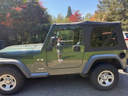 Green 2003 Jeep Wrangler X