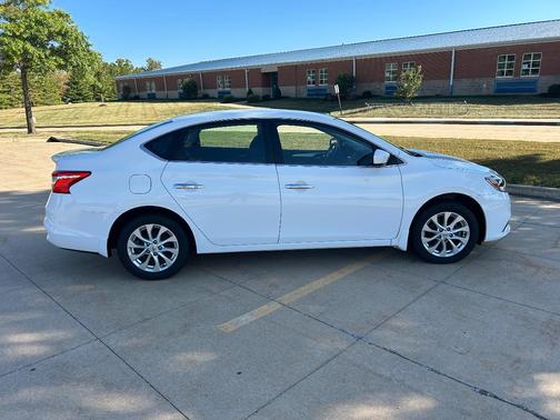 White 2019 Nissan Sentra S