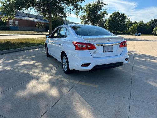 White 2019 Nissan Sentra S