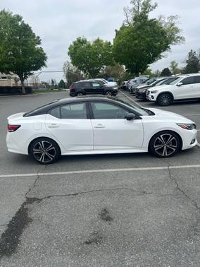 White 2020 Nissan Sentra SR