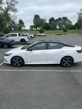White 2020 Nissan Sentra SR