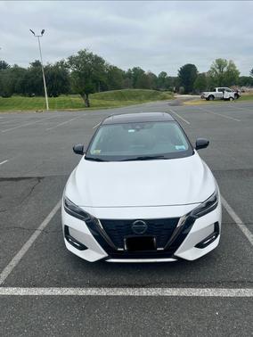 White 2020 Nissan Sentra SR