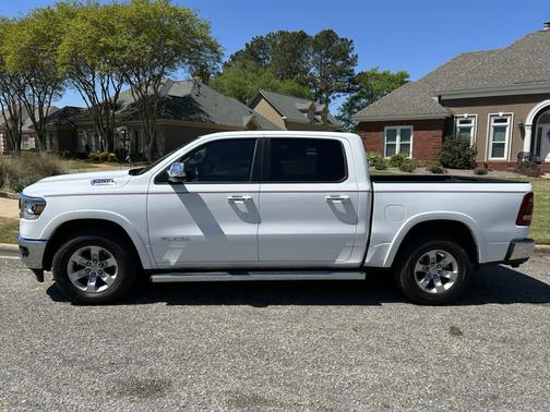 White 2020 RAM 1500 Laramie