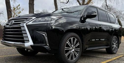 Black 2018 Lexus LX 570 Three-Row