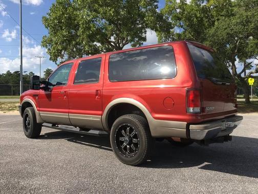 Red 2000 Ford Excursion Limited 4WD