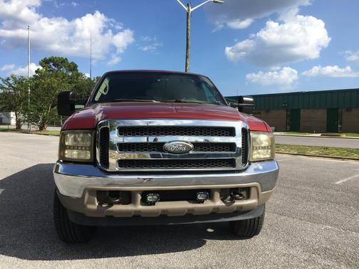 Red 2000 Ford Excursion Limited 4WD