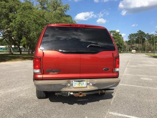 Red 2000 Ford Excursion Limited 4WD