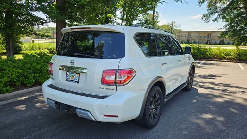 White 2017 Nissan Armada Platinum
