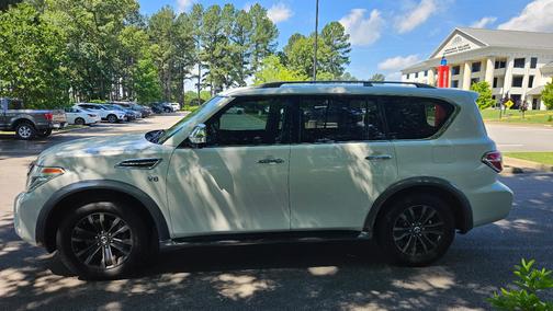 White 2017 Nissan Armada Platinum