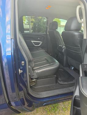 Blue 2018 Nissan Titan PRO-4X